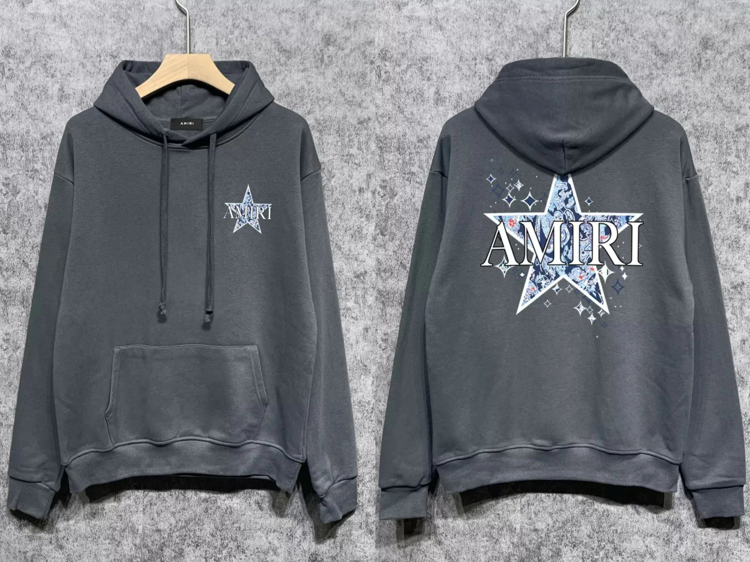 Amiri Star Hoodie Embroidered Star Logo