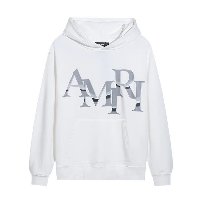 Hoodie Amiri Script Logo — 9021白色