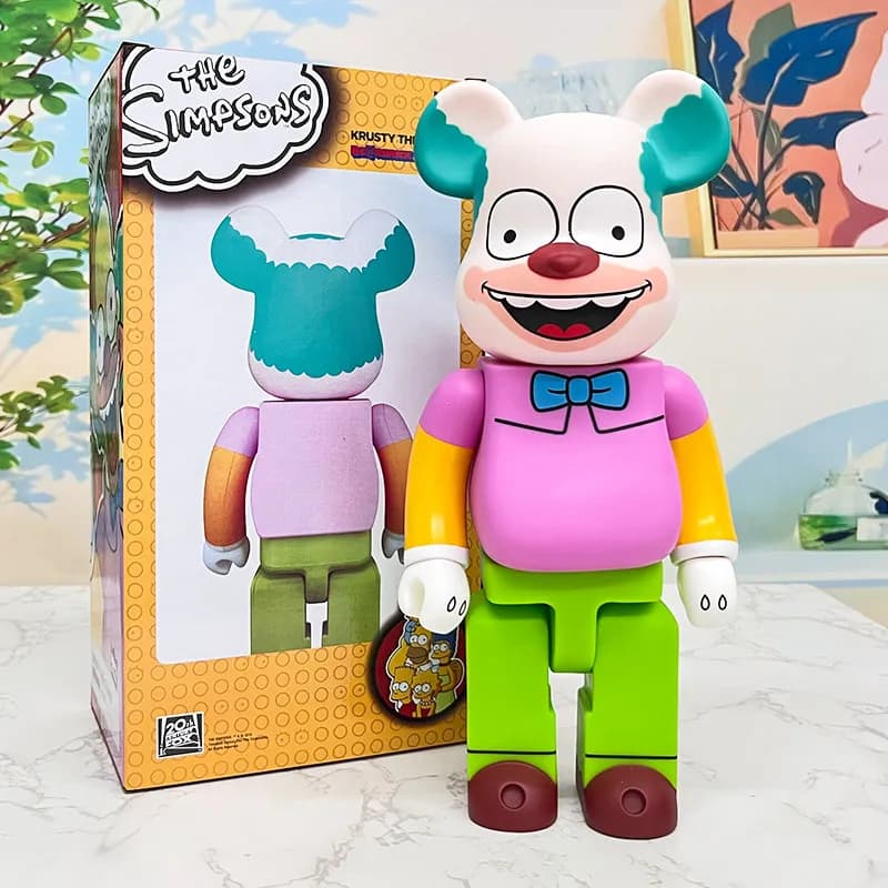 Be@rbrick × KAWS Bearbrick The Simpsons Krusty the Clown