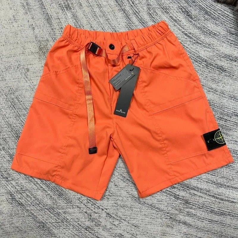 Stone Island Cargo Shorts Reflective Logo Patch