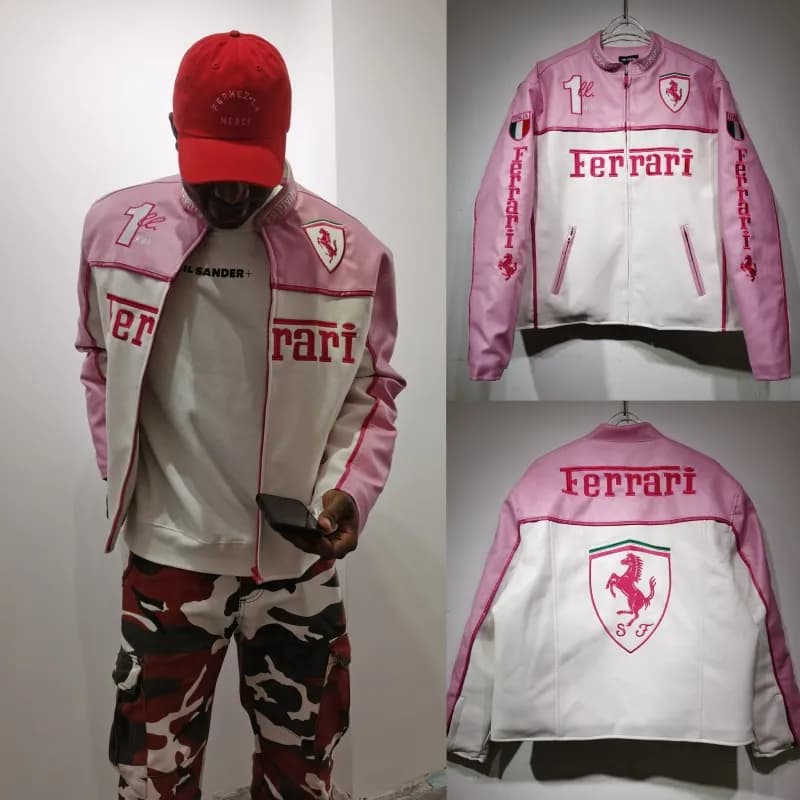 Racing Jacket Ninja Team Edition — MJ10#--粉色