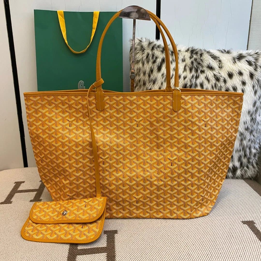Goyard Saint Louis Tote Goyardine Canvas