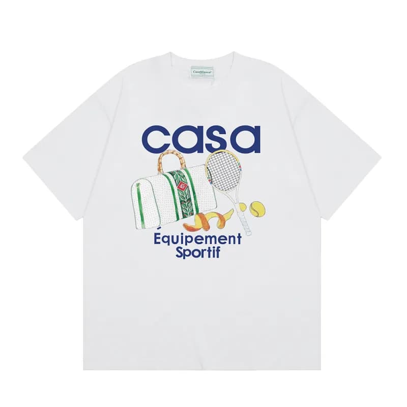 Casablanca Graphic Tee Sportif Print