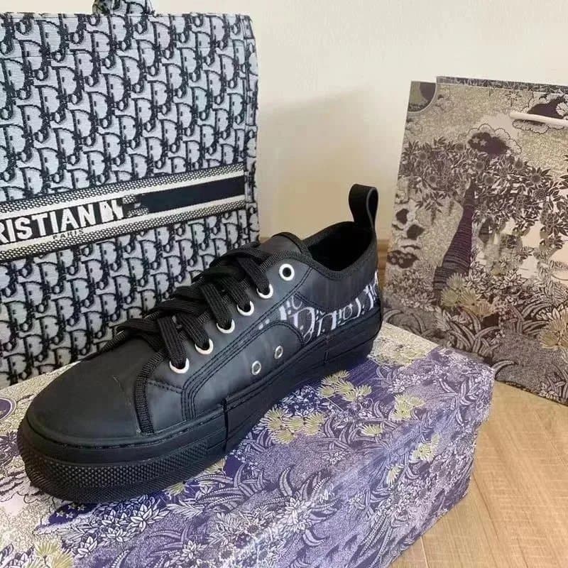 Dior B22 High Monogram Print — 黑色低帮