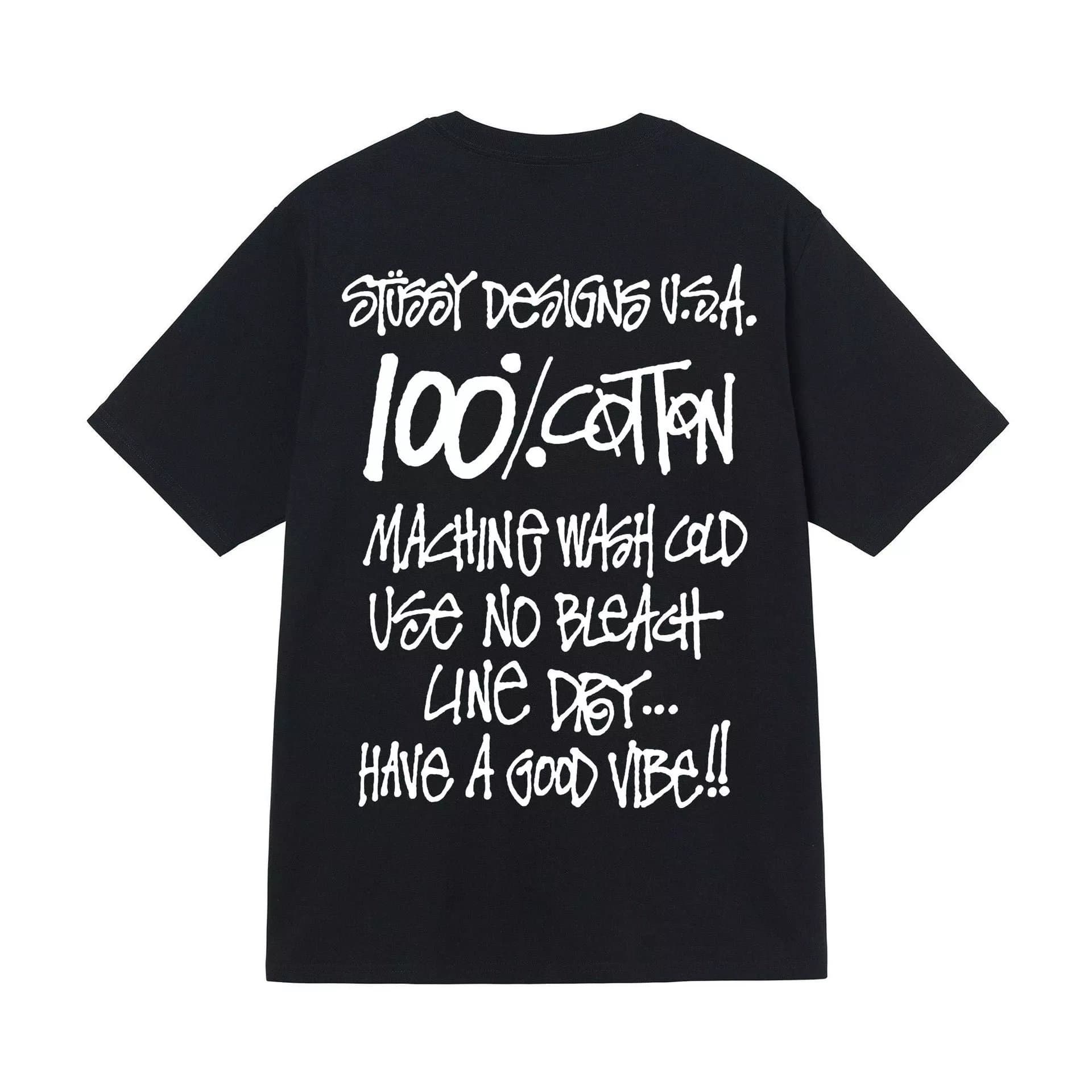Stüssy City Stack Tee World Cities — 黑色【100分】
