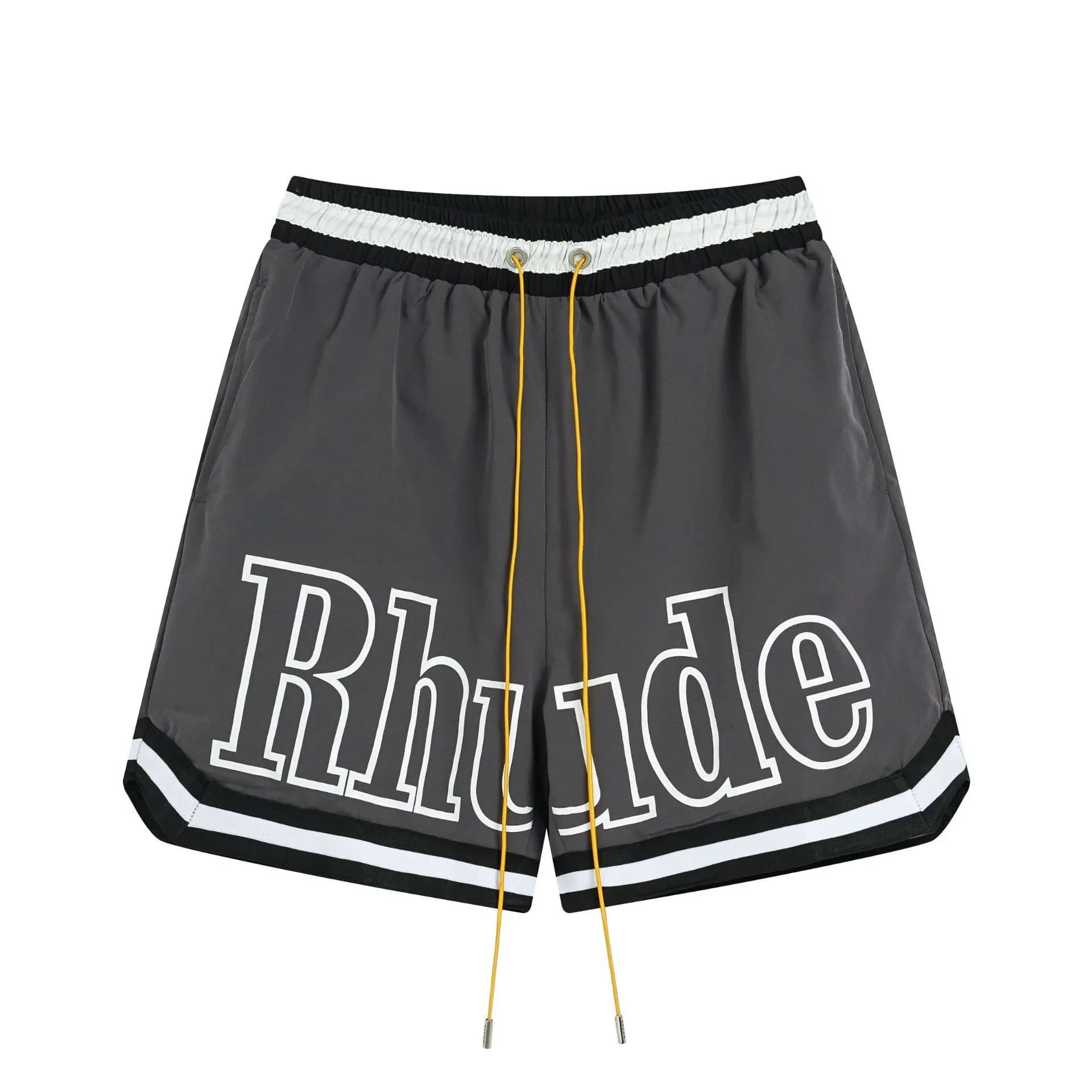 Rhude Basketball Shorts Logo Print