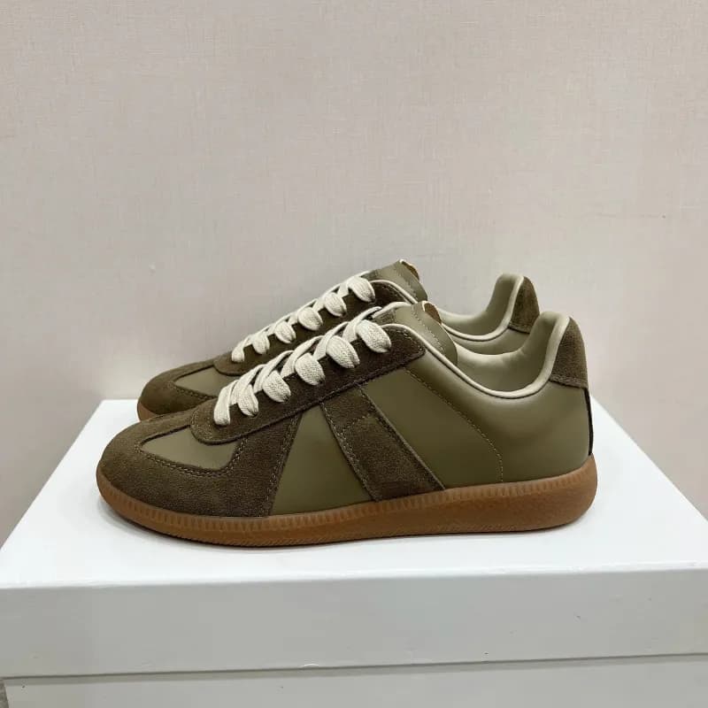 Maison Margiela Future Sneaker Olive Suede