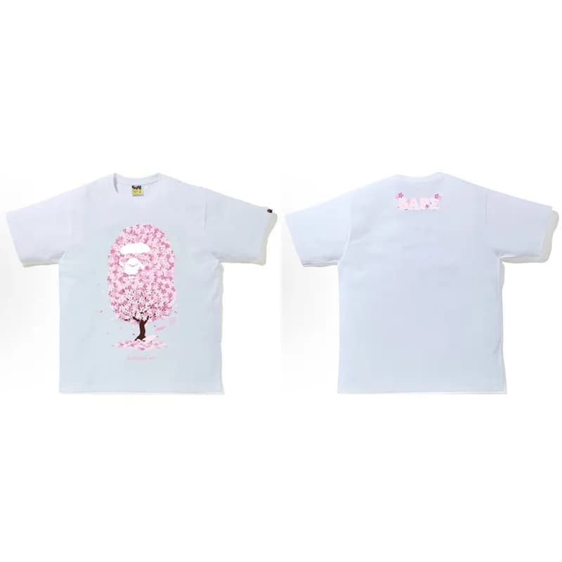 BAPE T-Shirt Cherry Blossom Ape Head