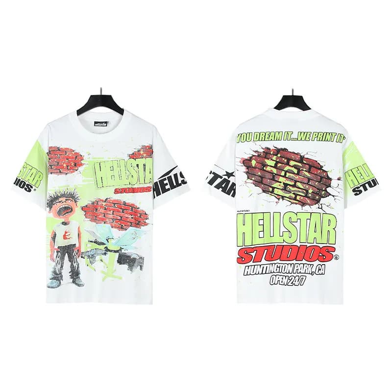Graphic Tee Hellstar Studios Brick Print