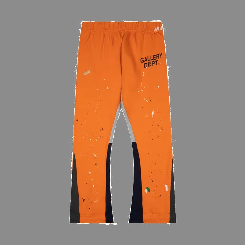 Gallery Dept. Track Pants Paint Splatter — 橙色