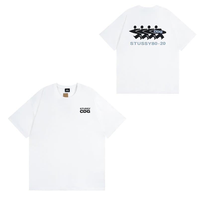 Stüssy × Comme des Garçons T-Shirt STUSSY x CDG 80-20
