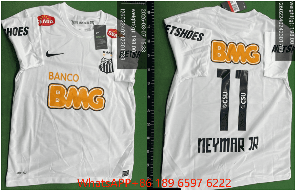 Nike × Cartier Santos FC Home Jersey Neymar Jr #11