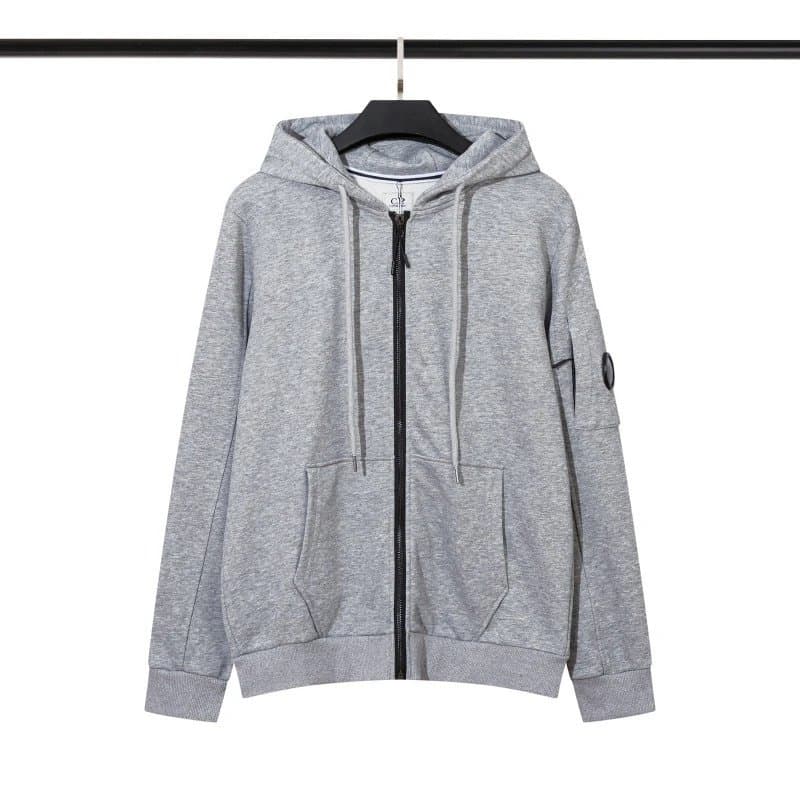 C.P. Company Crewneck Sweatshirt Goggle Patch — 280# 花灰