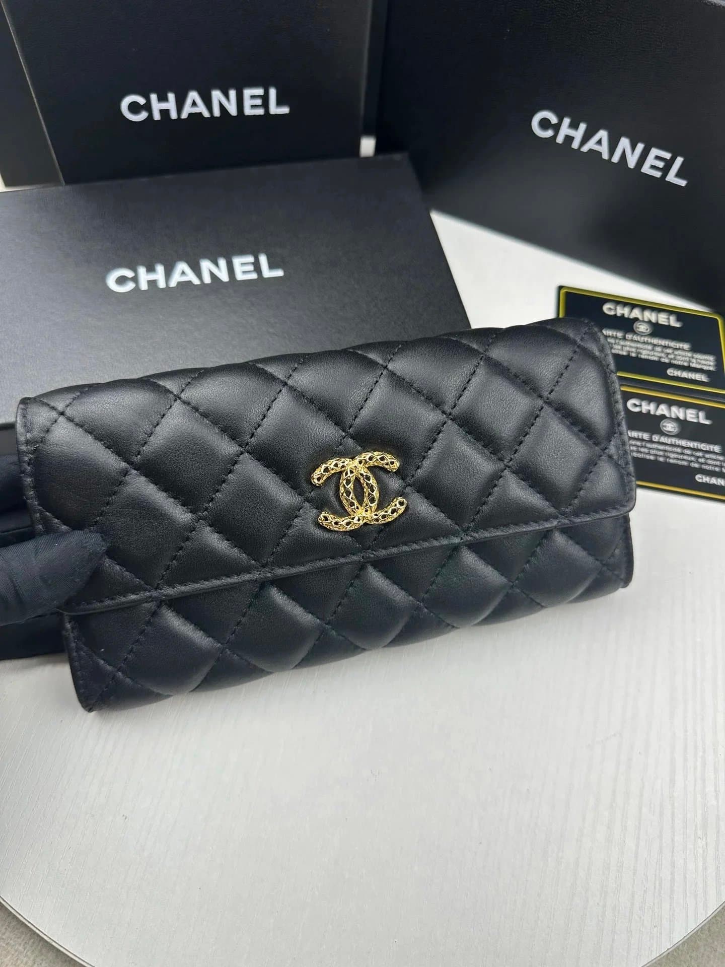 Chanel Classic Flap Wallet Quilted Lambskin