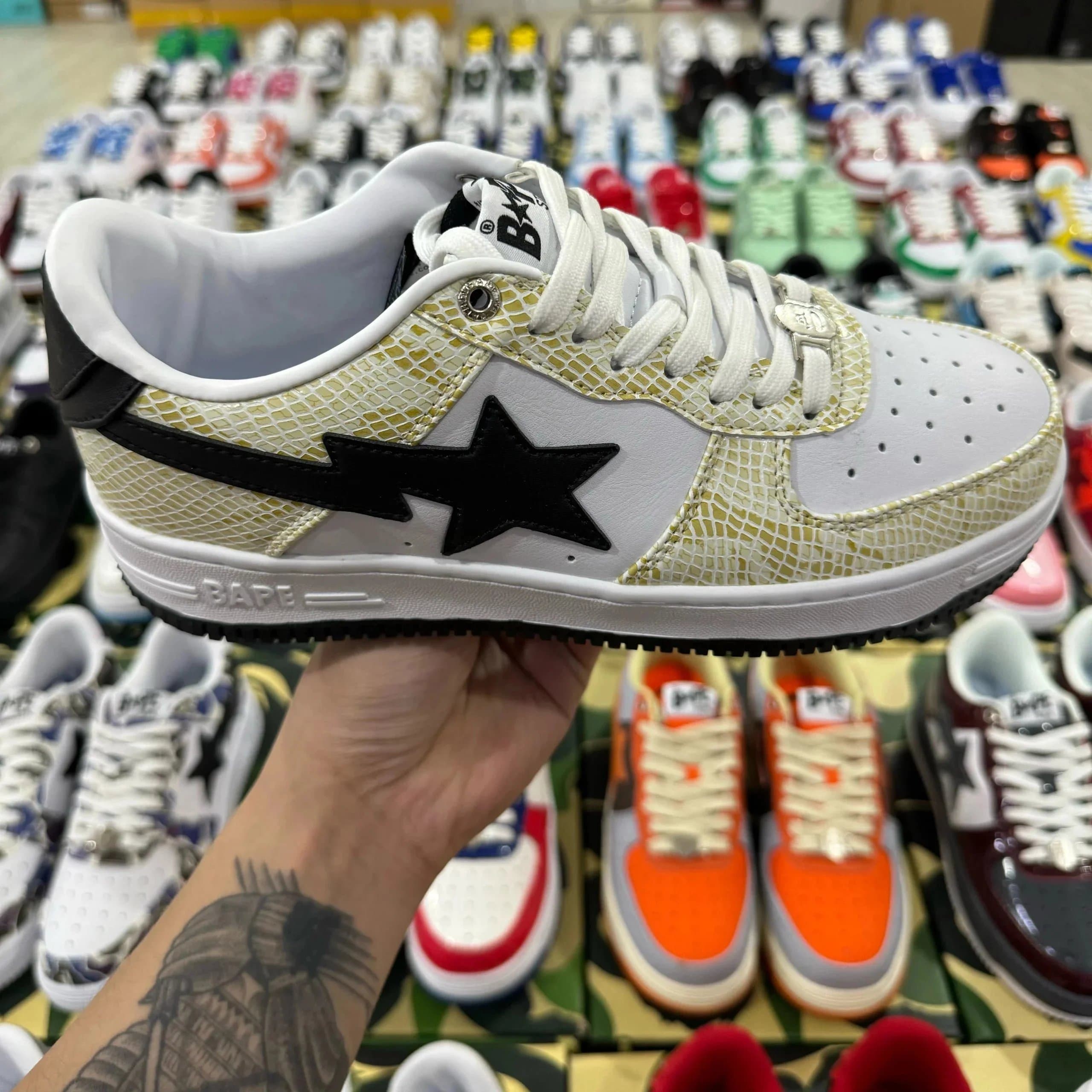 Bape Sta Snake Skin
