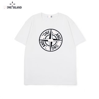 Stone Island T-Shirt Logo Patch — 807白色