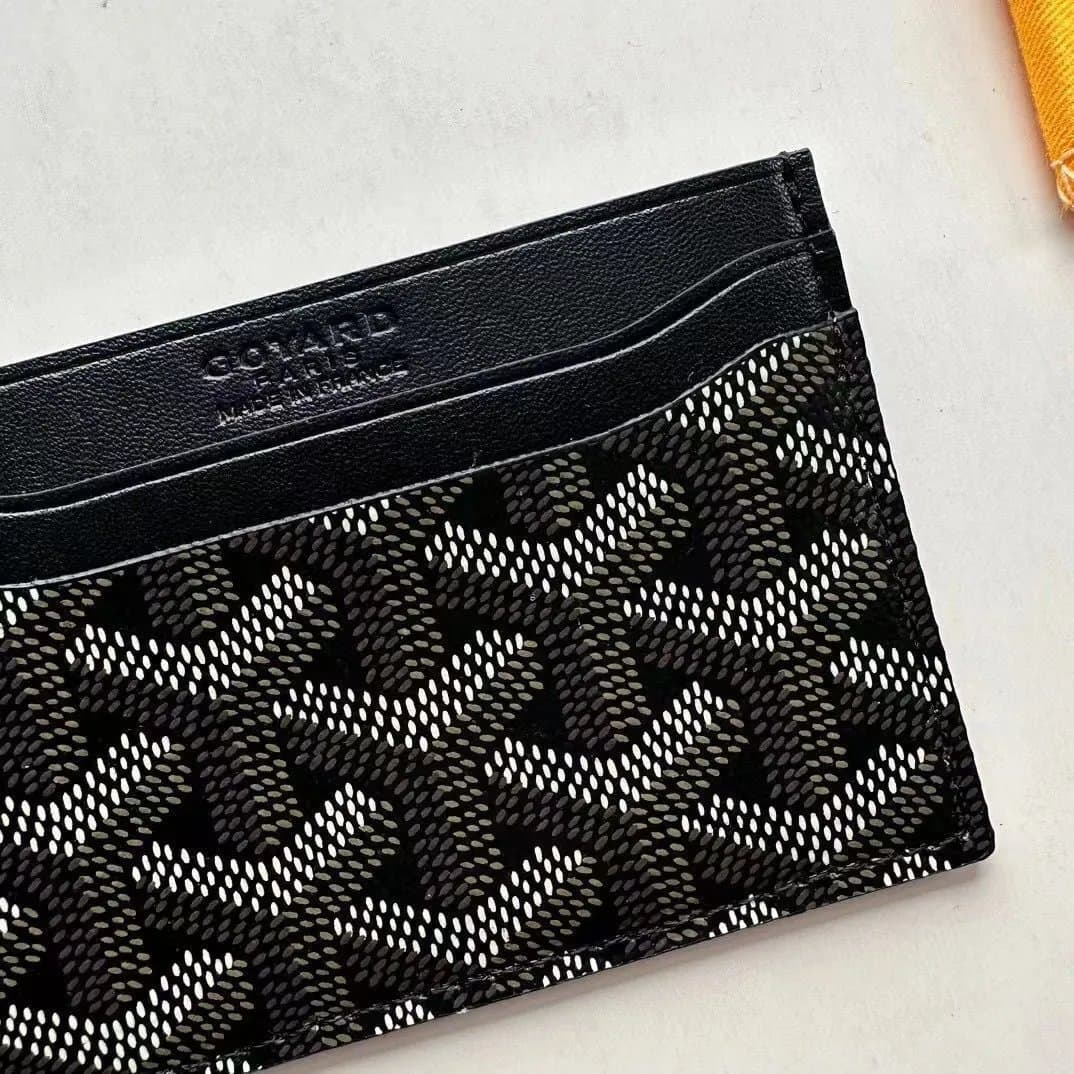 Goyard Card Holder Monogram Canvas — 黑色