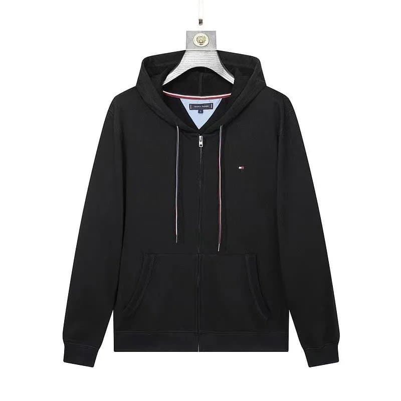 Moncler Zip-Up Hoodie Logo Patch — BB-012