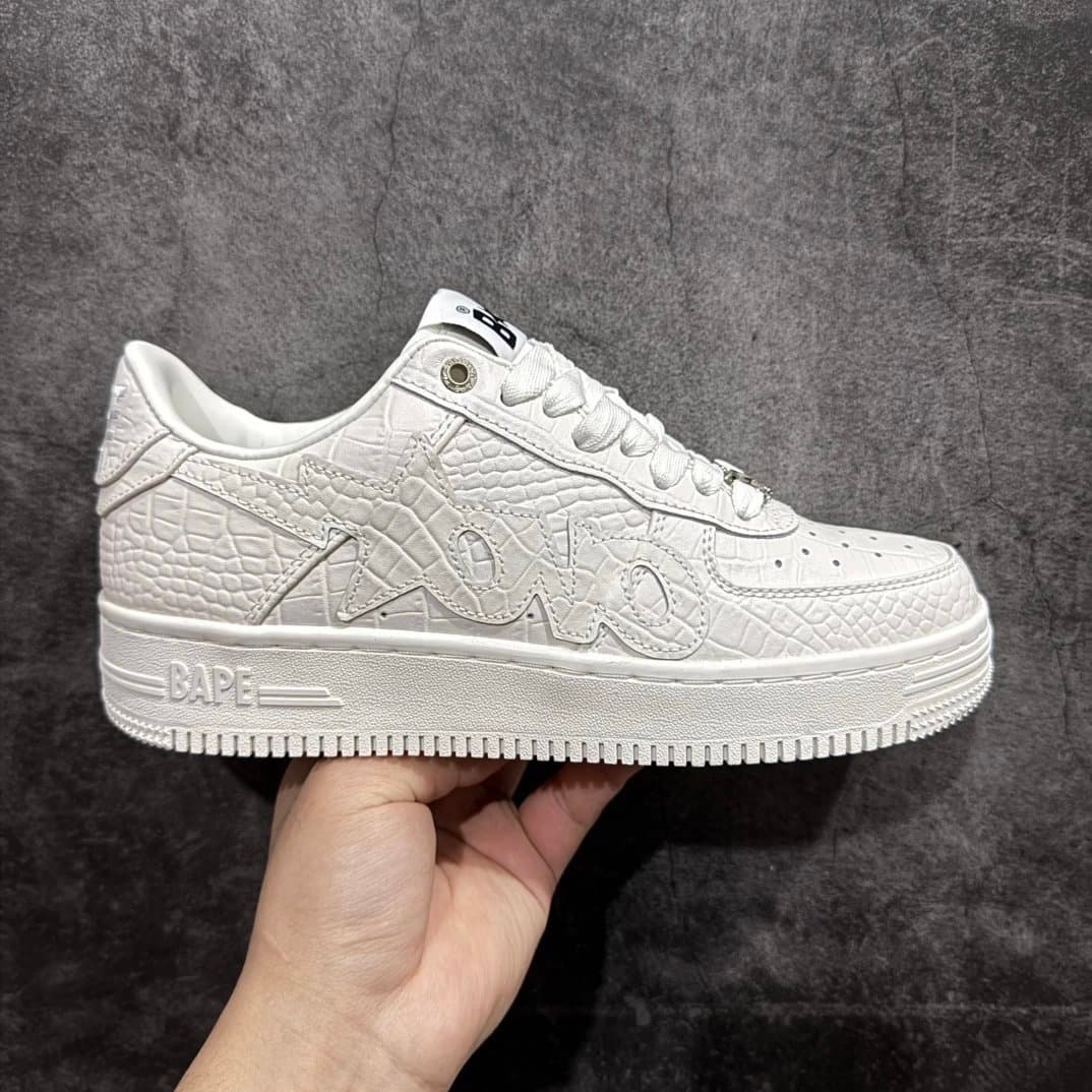 BAPE Air Force 1 Low Crocodile Texture