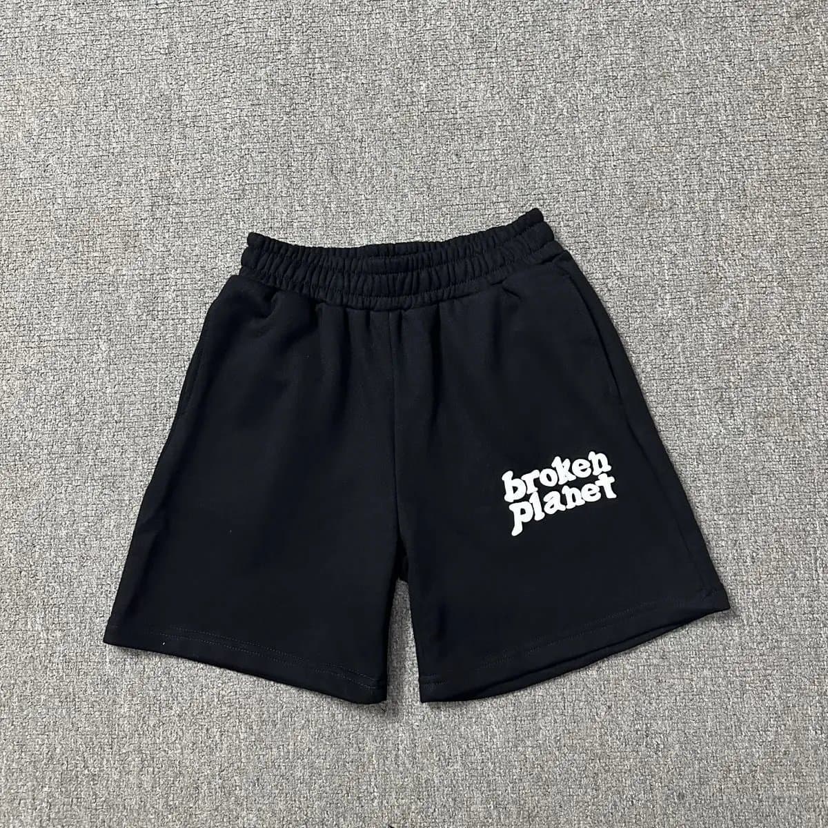 Broken Planet Logo Shorts White Logo