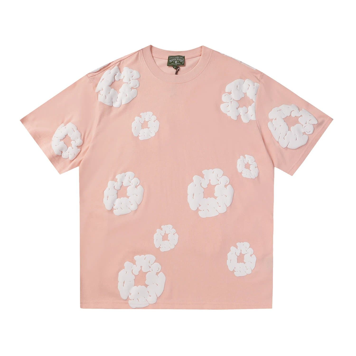 Balenciaga Scrunchie Shorts Cloud Print — 粉红色短袖