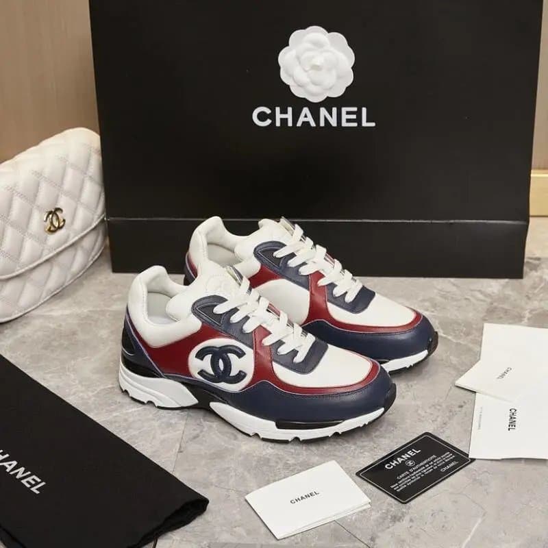 Chanel Runway Sneaker Triple Color Logo
