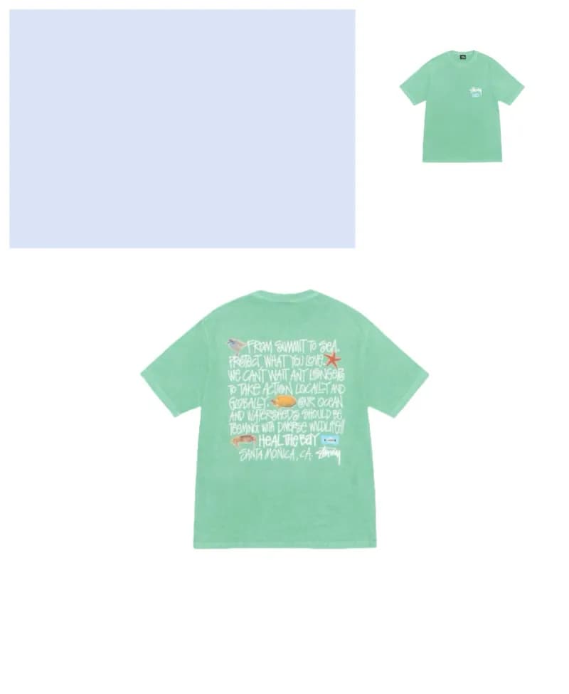 Stüssy Graphic Tee Heal the Bay