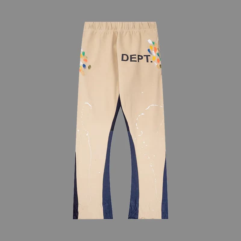 Gallery Dept. Track Pants Paint Splatter — G18杏色