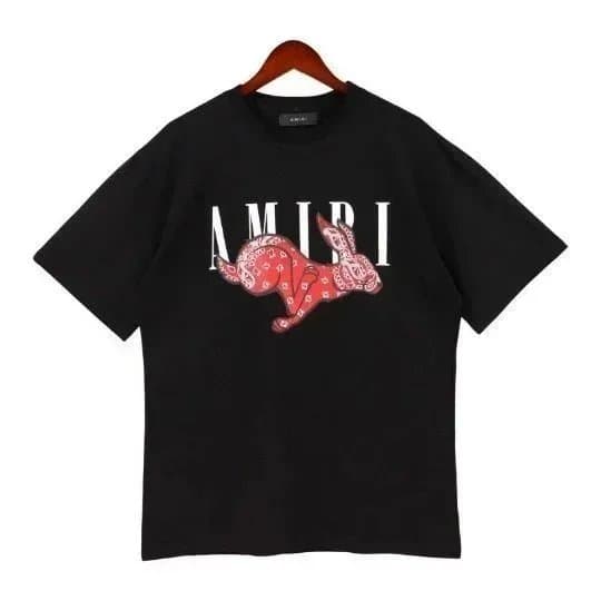 Amiri Graphic Tee Dripping Logo — ALBB-008