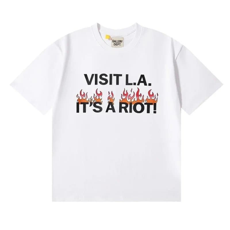 Gallery Dept. Graphic Tee Skull Dagger Print — 08白色