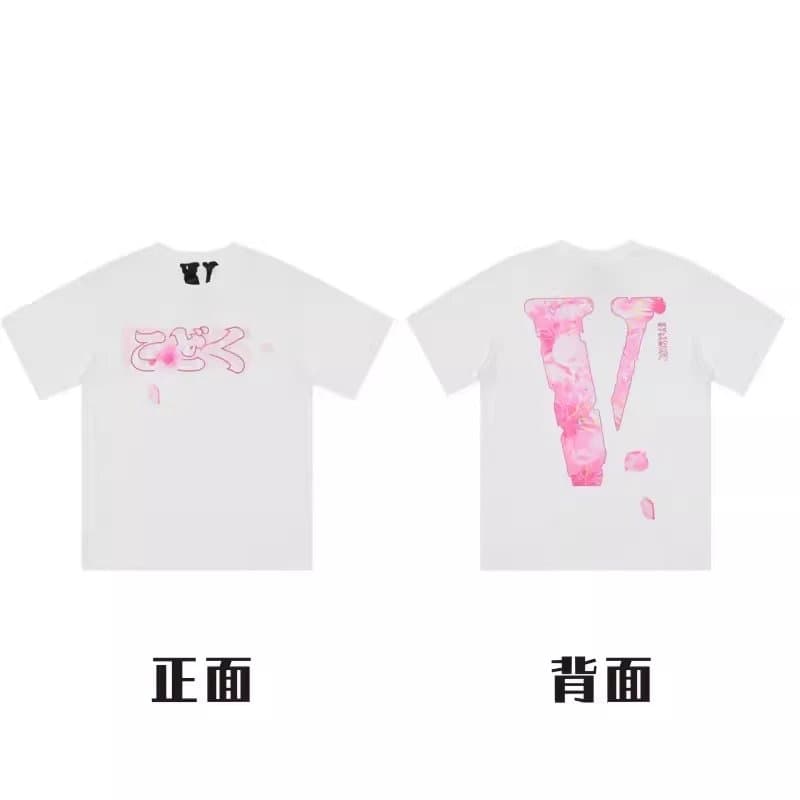 Versace T-Shirt Pink Marble V Logo