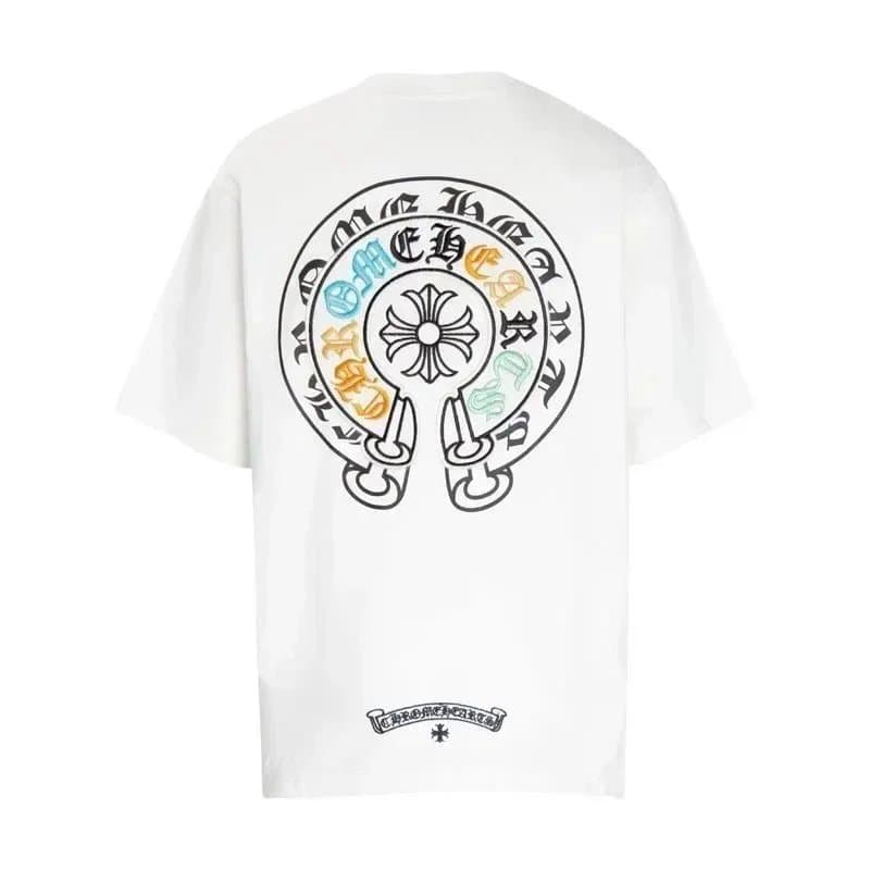 Chrome Hearts Graphic Tee Multi-Logo Print — 6038白色*Top quality
