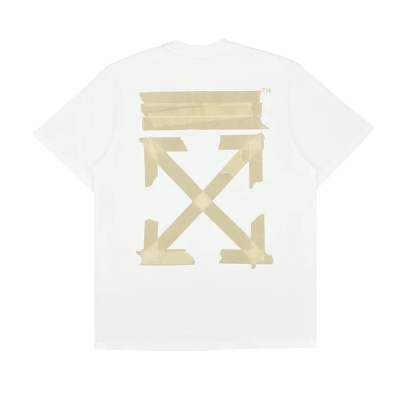 Off-White T-Shirt Diagonal Lines — 5