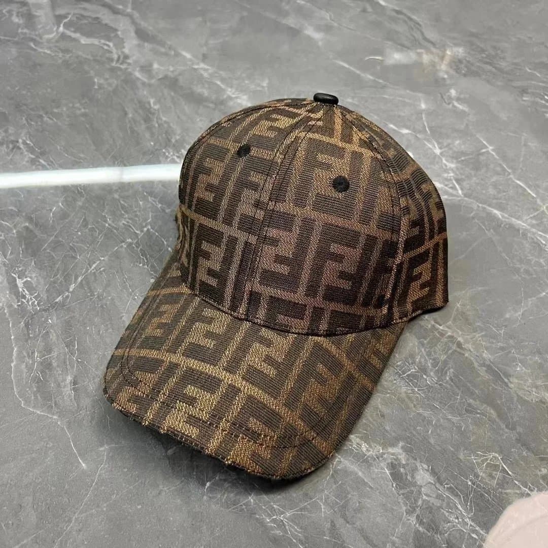 Fendi Baseball Cap FF Logo Jacquard