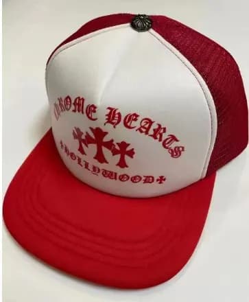 Chrome Hearts Trucker Hat Hollywood Cross