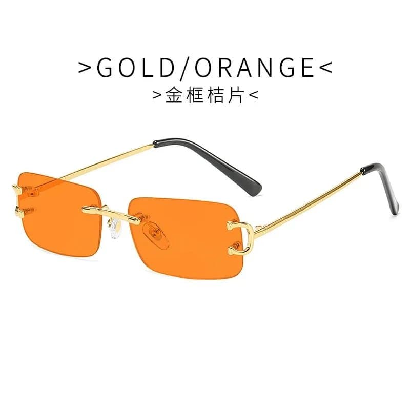 Ray-Ban Aviator Gold Frame Orange Lens
