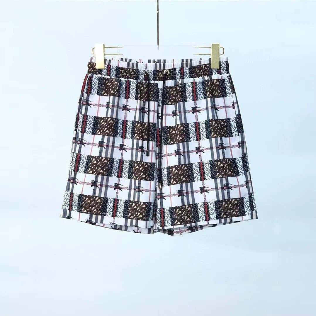 Burberry Ghost Logo Shorts Ghost Print — 24
