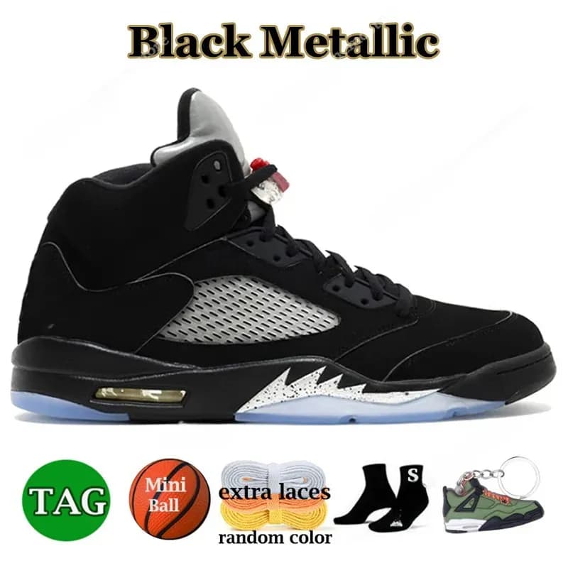 Air Jordan 5 Black Metallic