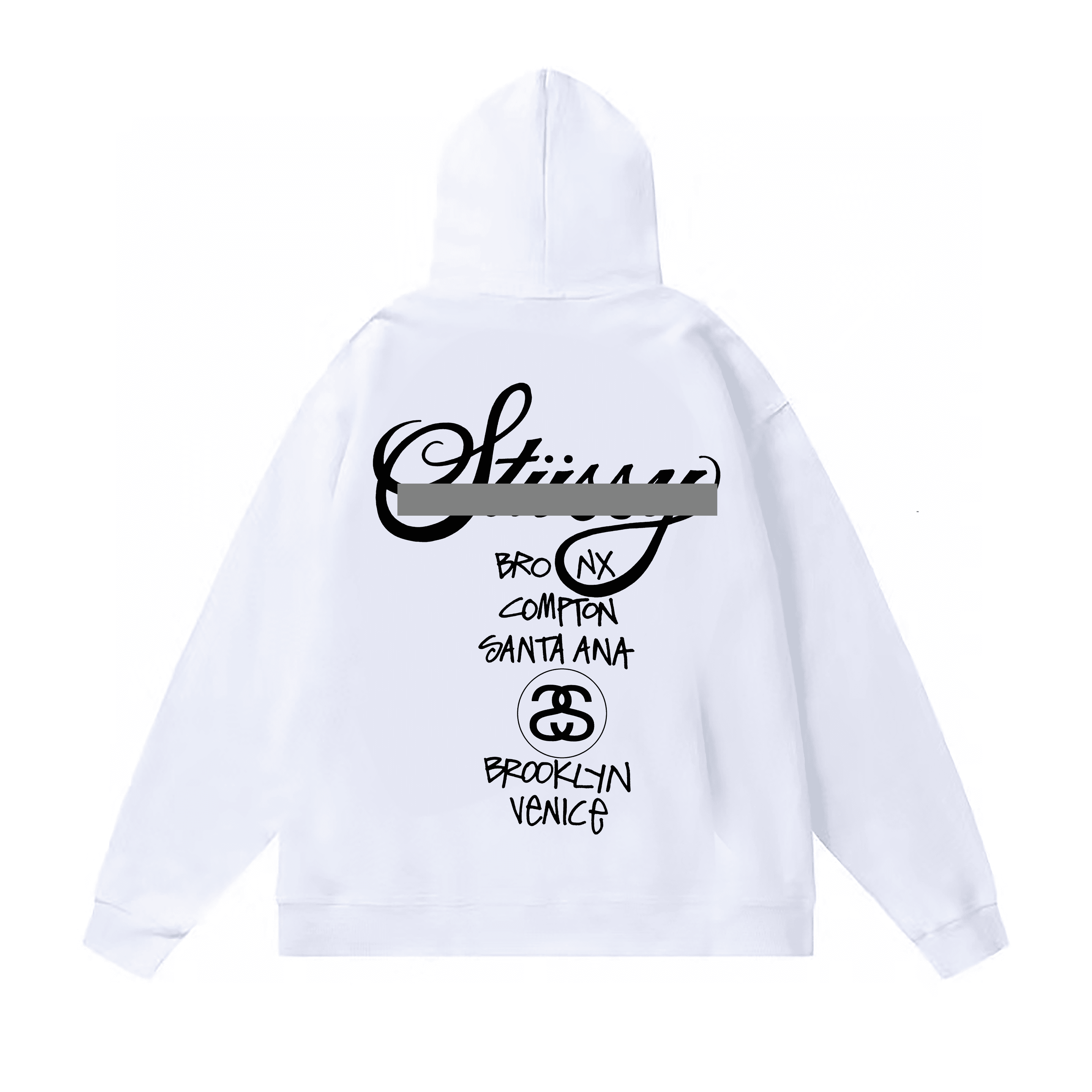 Stüssy Hooded Sweatshirt Script Logo — S21