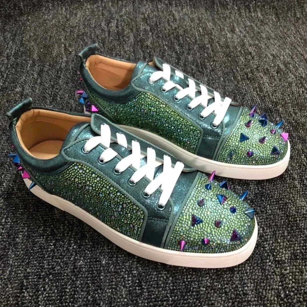 Christian Louboutin Louis Spikes Studded — 37