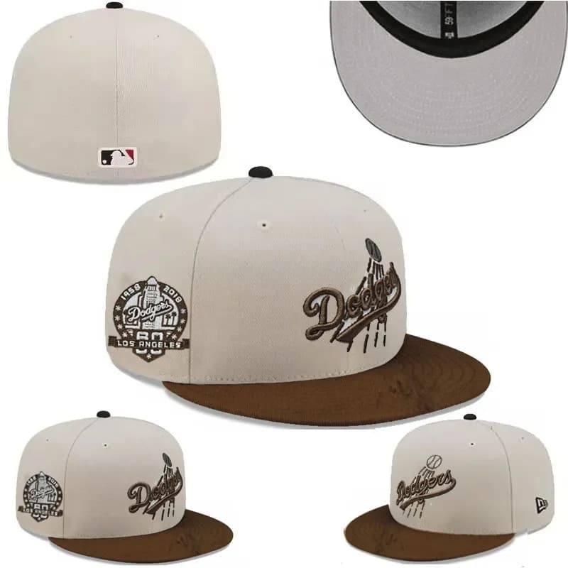 New Era × MLB 59FIFTY Fitted Cap LA Dodgers Black/White — 如图31