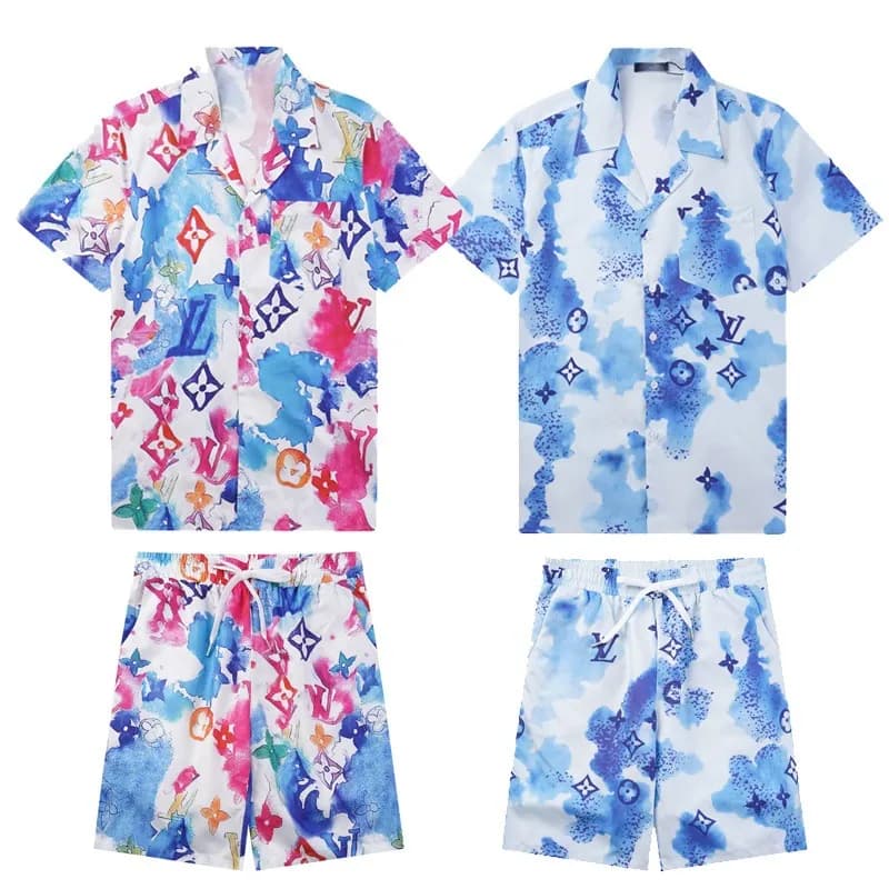 Louis Vuitton Watercolor Monogram Set Multi-Color Watercolor Print