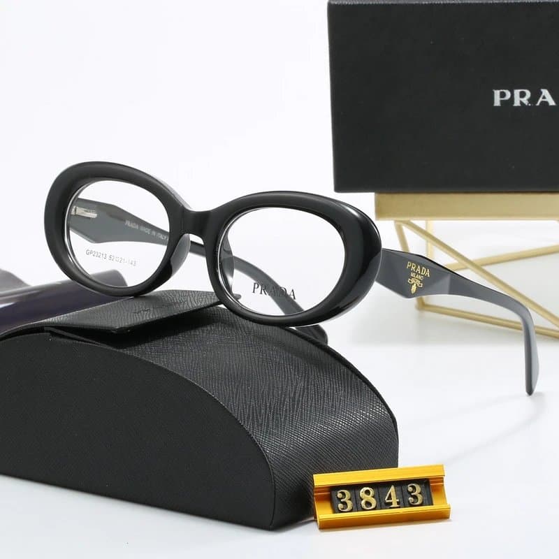 Prada Optical Frame Oval Acetate
