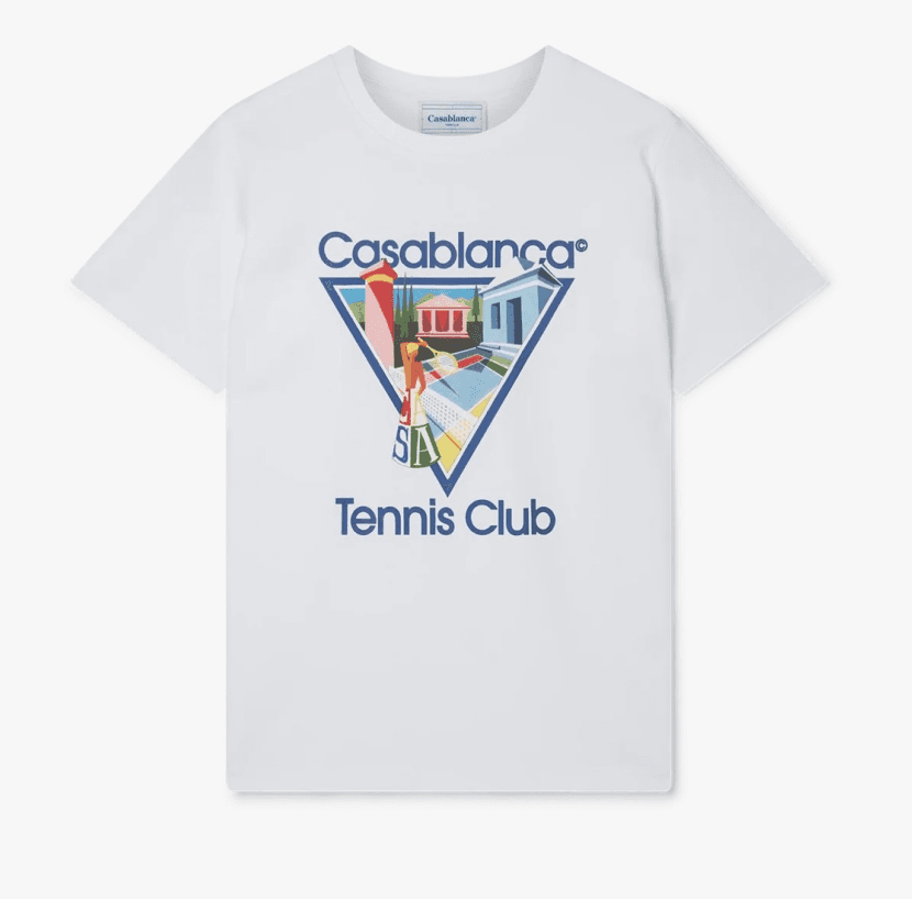 Casablanca Tennis Club Tee Graphic Print