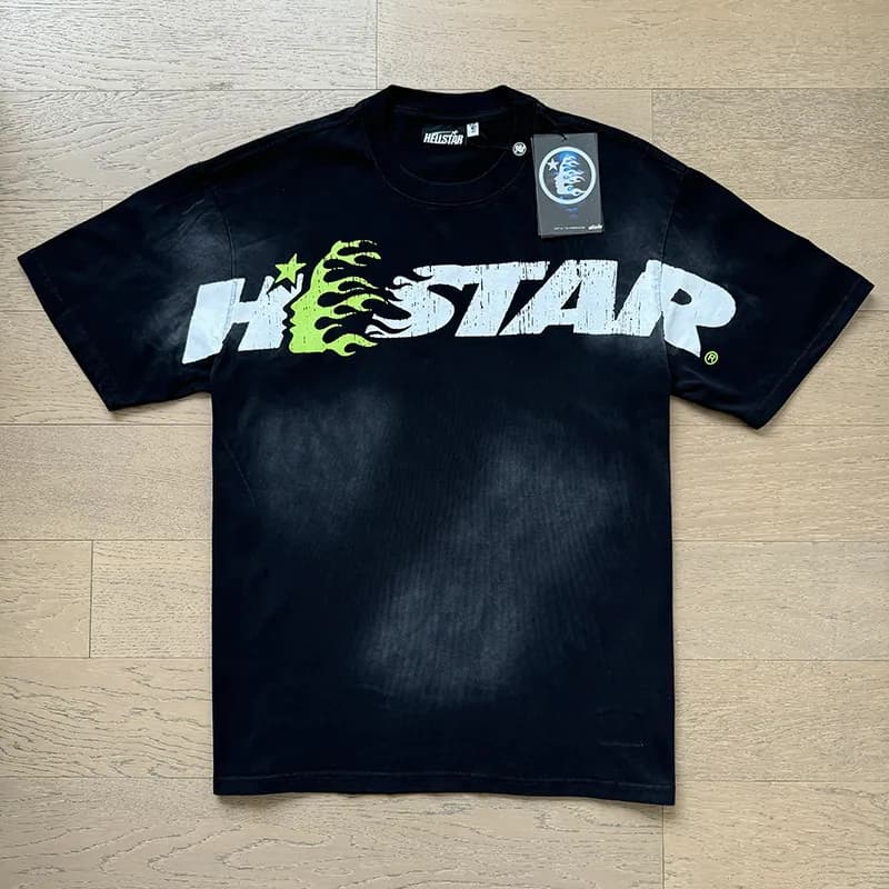 Hellstar Long Sleeve Tee Flame Graphic — X106