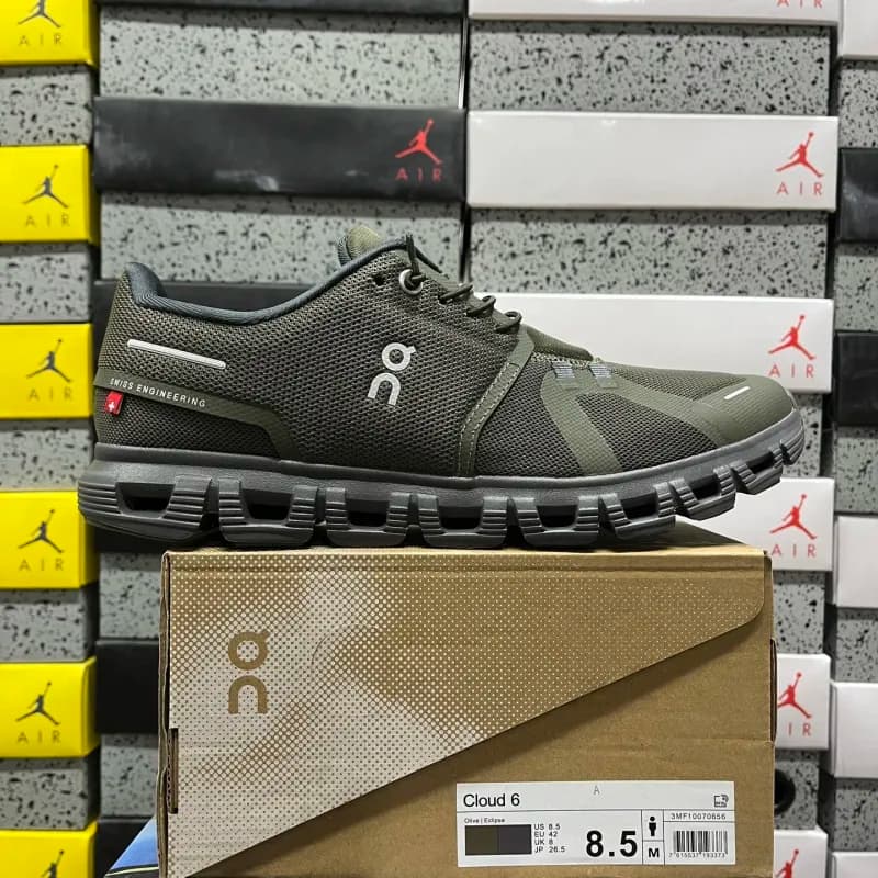 On Cloud 6 Olive / Eclipse
