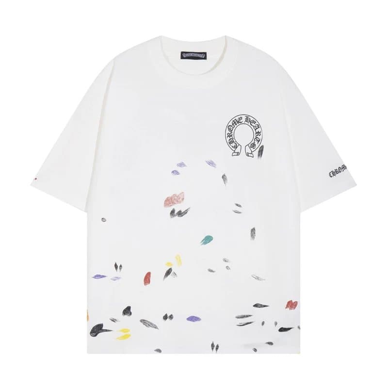 Chrome Hearts Graphic Tee Splatter Print