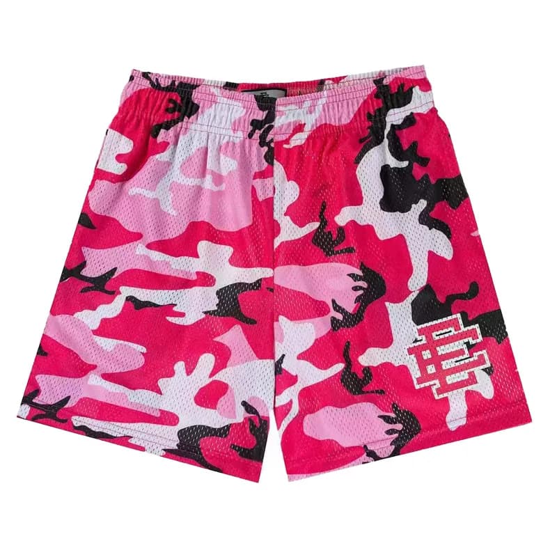 Mesh Shorts Pink Camo