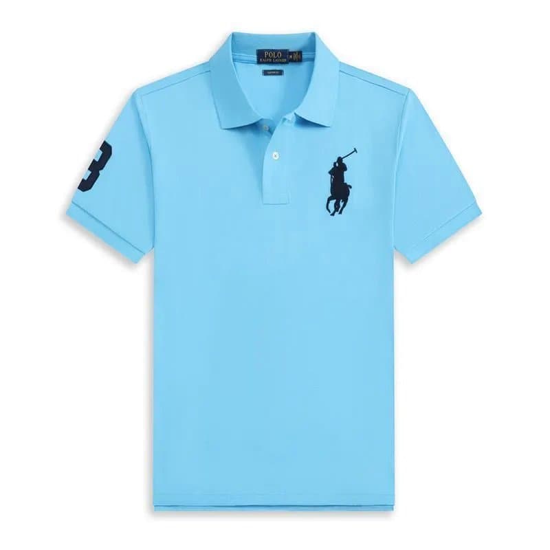 Polo Ralph Lauren Polo Shirt Big Pony — POLO湖蓝大黑标