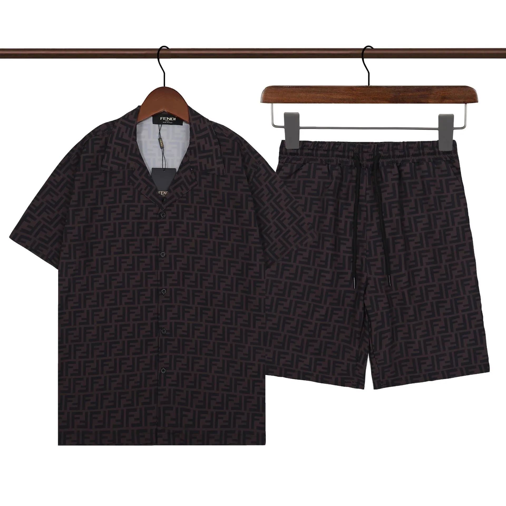 Prada Printed Shirt Patterned — Q210套装图色